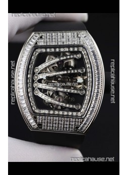 Richard Mille 59-01 Iced Out Casing Super Clone Watch 