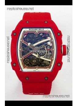 Richard Mille RM67-02 Red NTPT 37 Grams CRMA7 Clone Movement 