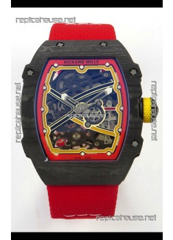 Richard Mille RM67-02 Black NTPT 37 Grams CRMA7 Clone Movement 