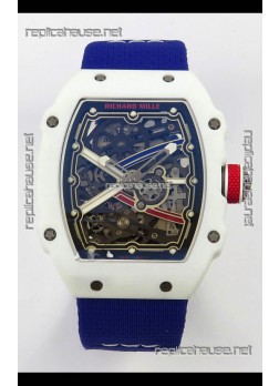 Richard Mille RM67-02 White NTPT 37 Grams CRMA7 Clone Movement 