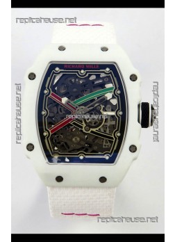 Richard Mille RM67-02 White NTPT 37 Grams CRMA7 Clone Movement 