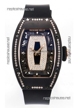 Richard Mille RM007 Black Ceramic Automatic Super Clone Watch 