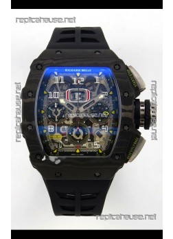 Richard Mille RM11-03 Black Carbon TPT Case Super Clone Watch 