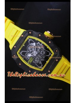 Richard Mille RM35-01 Rafael Nadal Edition Swiss Replica Watch in Yellow Indexes