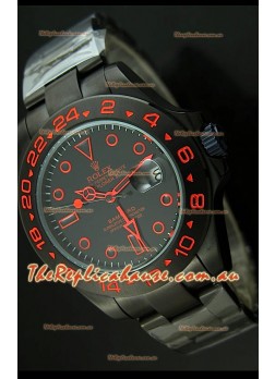 Rolex Explorer II Bamford Stealth and Flame Edition PVD Strap Replica Watch