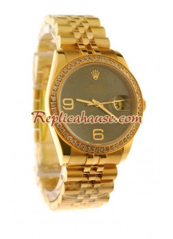 Rolex Swiss Floral Motif 2011 Edition Datejust Wristwatch ROLX832