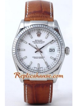 Rolex DateJust - Leather ROLX49