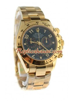 Rolex Daytona Gold Swiss Wristwatch ROLX582