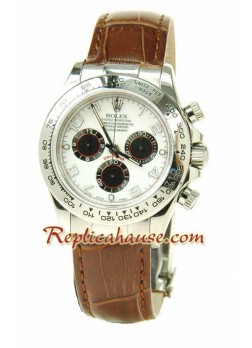 Rolex Daytona Swiss Leather Wristwatch ROLX608