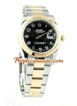 Rolex Datejust Mens Wristwatch - Pink Gold ROLX357