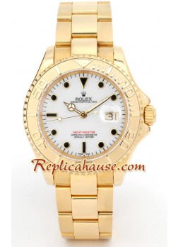 Rolex Yacht Master Gold - White Face ROLX847