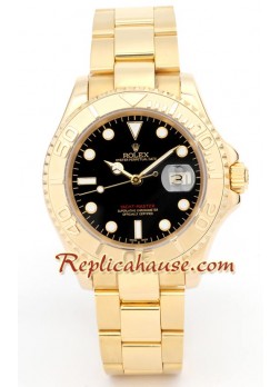 Rolex Yacht Master Gold - Black Face ROLX836