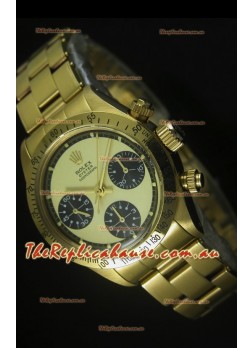 Rolex Daytona 6263 Cosmograph White Dial in Gold Case