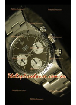 Rolex Daytona 6263 Cosmograph Brown Coffee Dial Steel Bezel