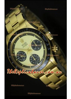 Rolex Daytona 6263 Cosmograph White Dial in Gold Case