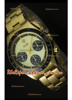Rolex Daytona 6263 Cosmograph Gold Dial in Gold Case