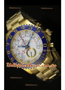 Rolex Yachtmaster II Yellow Gold - 1:1 Ultimate Replica (Working StopTimepiece)