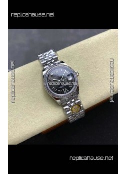 Rolex Super Clone Datejust 31MM Grey Dial Jubilee Super Clone Watch