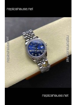 Rolex Super Clone Datejust 31MM Blue Dial Jubilee Super Clone Watch 