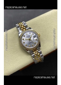 Rolex Super Clone Datejust 31MM Steel Dial Yellow Gold Super Clone Watch 