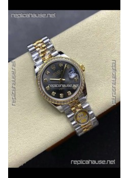 Rolex Super Clone Datejust 31MM Grey Dial Yellow Gold Super Clone Watch 
