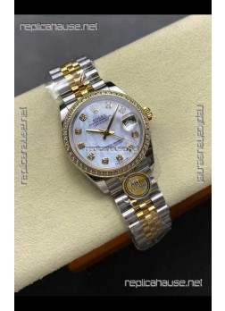 Rolex Super Clone Datejust 31MM Pearl Dial Yellow Gold Super Clone Watch 