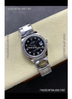 Rolex Super Clone Datejust 31MM Black Dial Steel Case Super Clone Watch 