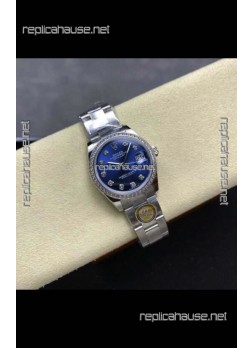 Rolex Super Clone Datejust 31MM Blue Dial Steel Case Super Clone Watch 