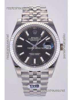 Datejust Super Clone 126334 Grey Dial 41MM FREE SPRUNG MVMNT 3235 Watch 