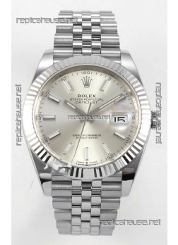 Datejust Super Clone 126334 Steel Dial 41MM FREE SPRUNG MVMNT 3235 Watch 