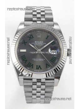 Datejust Super Clone 126334 Wimbledon 41MM FREE SPRUNG MVMNT 3235 Watch 