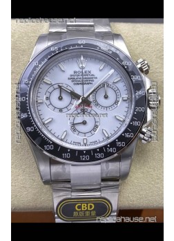 Rolex Daytona 126502 White Enamel Dial FREE SPRUNG MVMT Super Clone Watch 