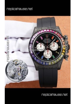 Rolex Daytona DiW Carbon Edition Watch - Forged Cabon Super Clone Watch 