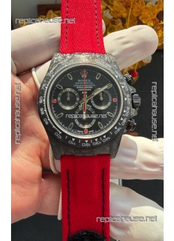Rolex Daytona DiW Black Carbon Fiber Super Clone Watch 