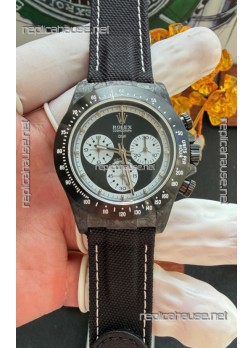 Rolex Daytona DiW Black Carbon Fiber Paul Newman Dial Super Clone Watch 