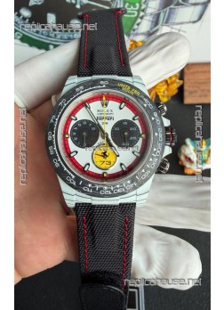 Rolex Daytona DiW Ferrari CarboQuartz Super Clone Watch 
