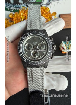 Rolex Daytona DiW Nova Grey Carbon Fiber Super Clone Watch 