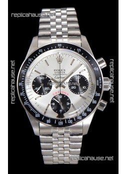 Rolex Daytona Paul Newman 37MM Cartier Edition Steel Dial Manual Wind Super Clone Watch 