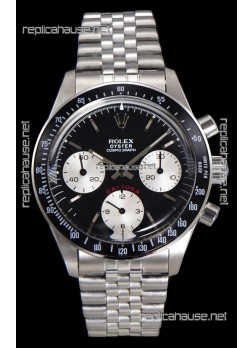 Rolex Daytona Paul Newman 37MM Black Dial Manual Wind Super Clone Watch 