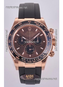 Rolex Daytona 126515 Brown Dial Stick Markers FREE SPRUNG MVMT Super Clone Watch 