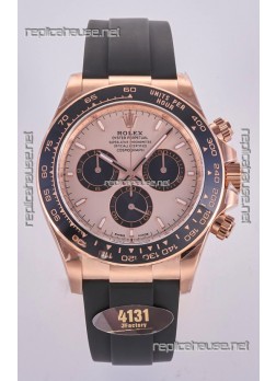 Rolex Daytona 126515 Rose Gold Dial Stick Markers FREE SPRUNG MVMT Super Clone Watch 