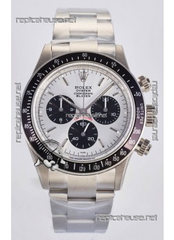 Rolex Daytona Paul Newman Steel Dial Custom Modded 4130 Mvnt Swiss Replica