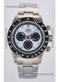 Rolex Daytona Paul Newman Label Noir Blue Dial Custom Modded 4130 Mvnt Swiss Replica