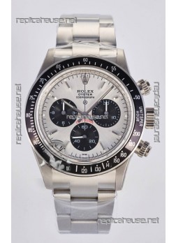 Rolex Daytona Paul Newman Steel Dial Custom Modded 4130 Mvnt Swiss Replica