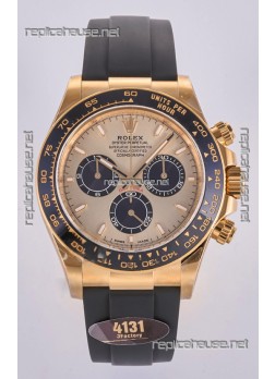 Rolex Daytona 126518 Gold Dial FREE SPRUNG MVMT Super Clone Watch 