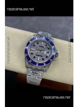 Rolex Submariner 116610 Iced Out Edition 3 Swiss Replica Watch 