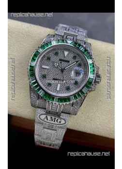 Rolex Submariner 116610 Iced Out Edition 5 Swiss Replica Watch 