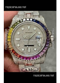 Rolex Submariner 116610 Iced Out Edition 8 Swiss Replica Watch 