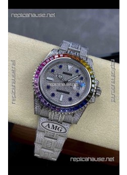 Rolex Submariner 116610 Iced Out Edition 9 Swiss Replica Watch 