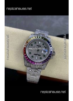 Rolex Submariner 116610 Iced Out Edition 10 Swiss Replica Watch 